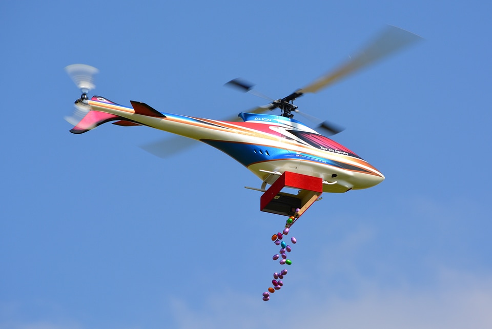 Easter eggs easter dropping