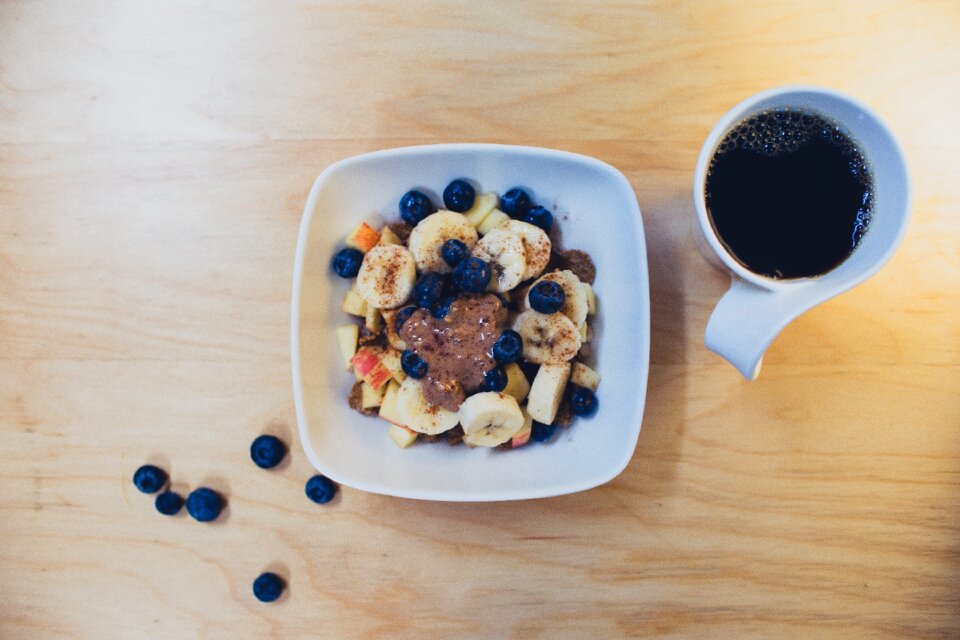 Bananas Blueberries photo