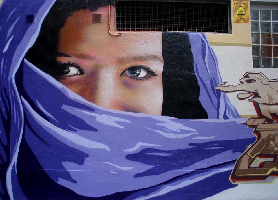 Artistic painting graffiti