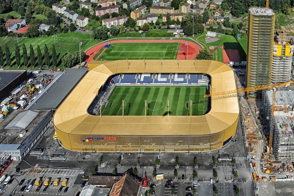 Urban sports arena buildings