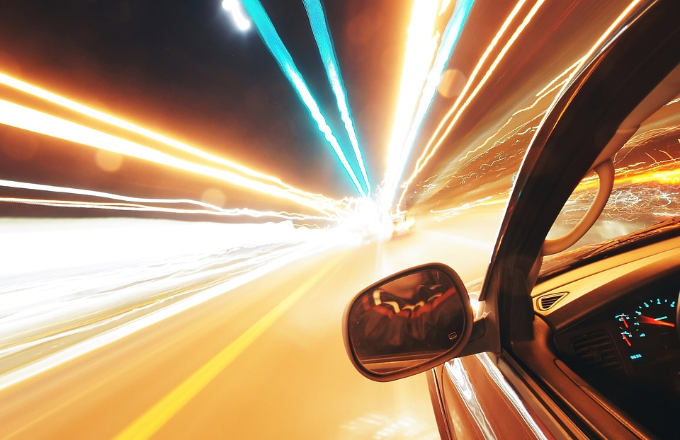 Automobile background blur