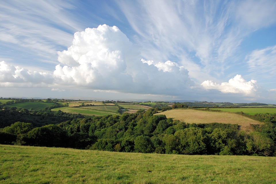 Clouds landscape wilderness