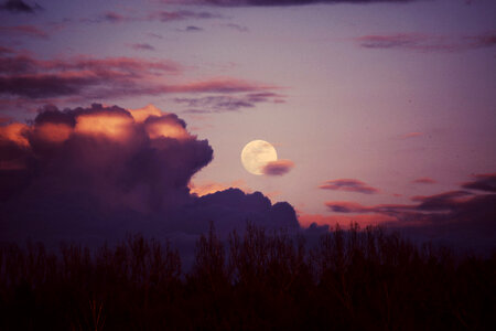 Moon Sunset