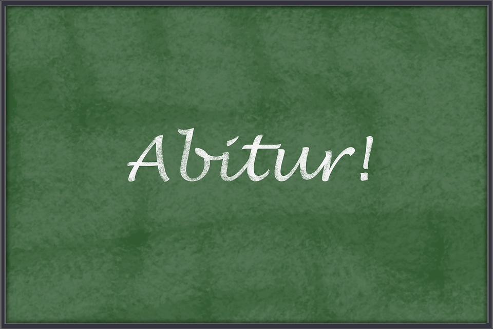 School writing board slate