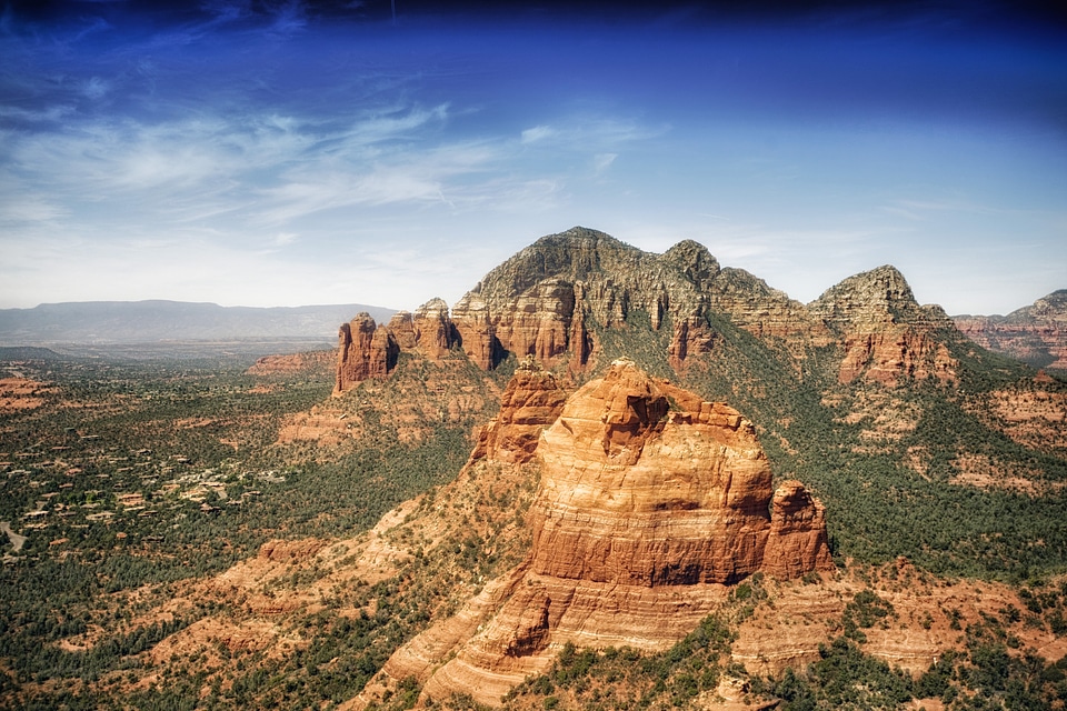 Scenic mountains desert