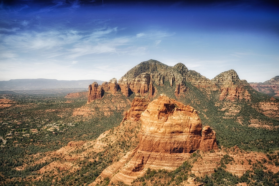 Scenic mountains desert photo