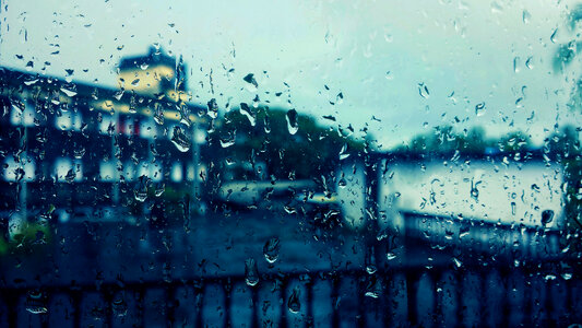 Window Raindrops photo