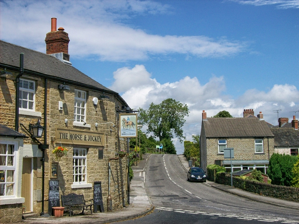 Village buildings architecture