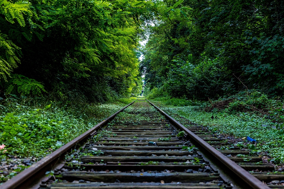 Transportation track train