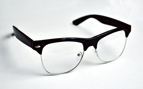 Eyeglasses Black And White photo