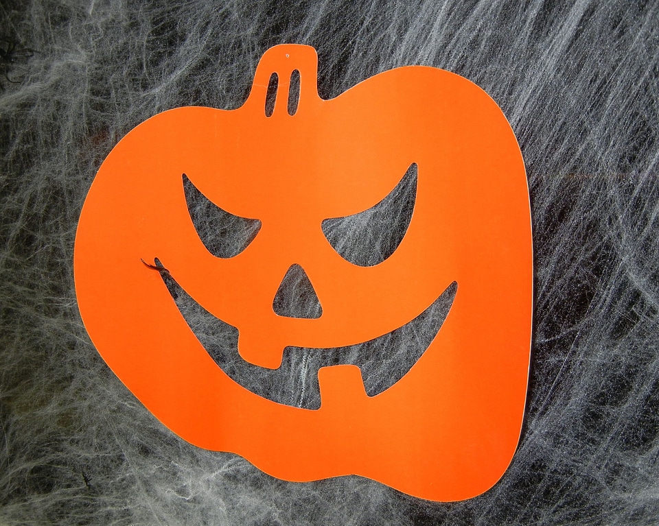 Paper decoration orange