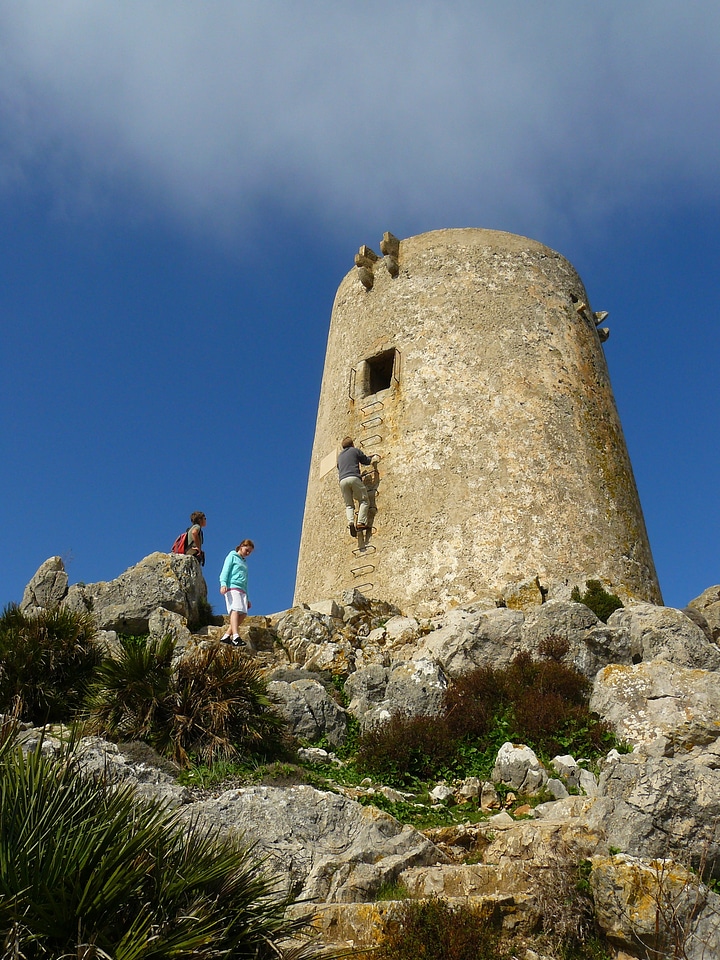 Sky blue watchtower