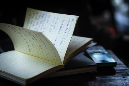 Notebook Writing photo