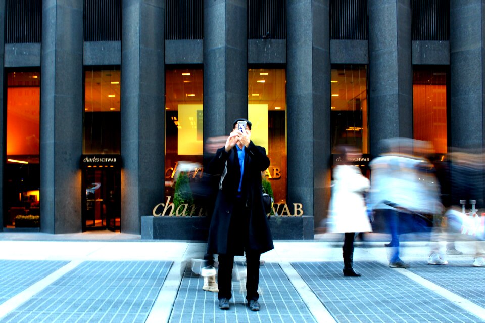 Long Exposure People