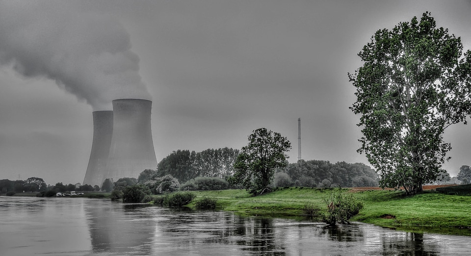 Cooling towers atomic energy nuclear power