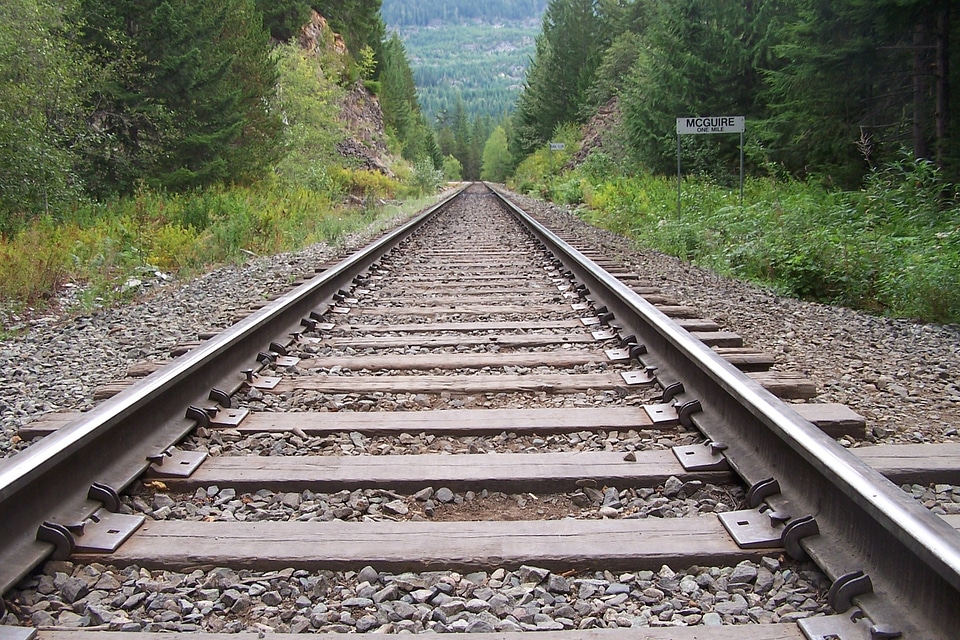 Railroad tracks tracks nature