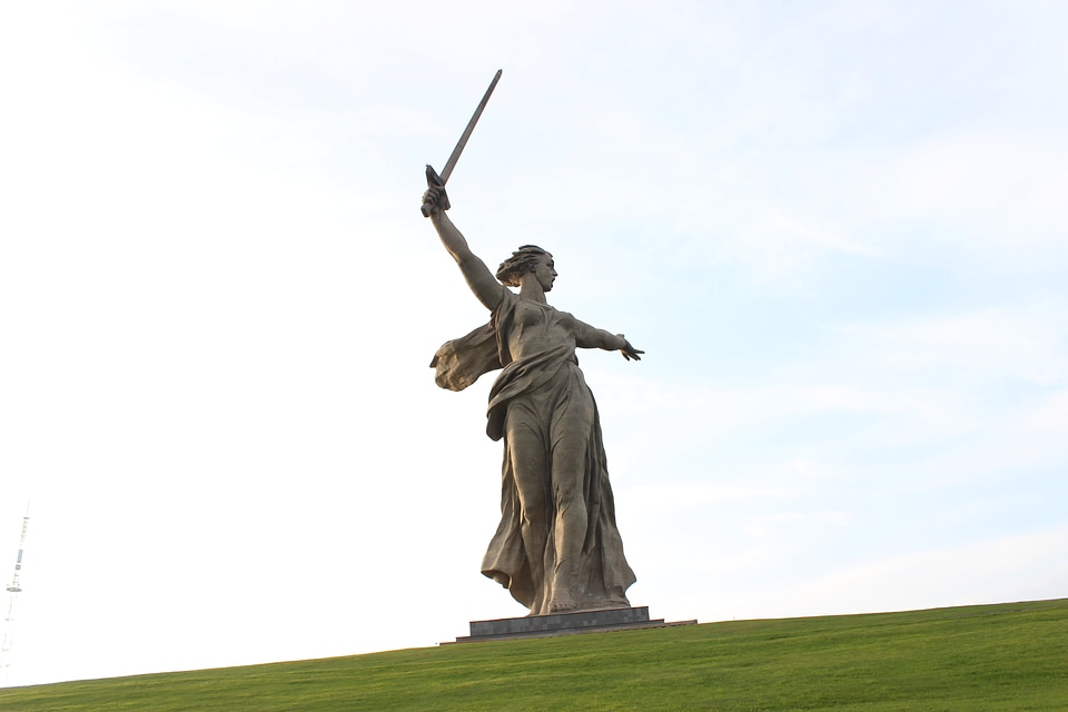 Monument volgograd mother motherland