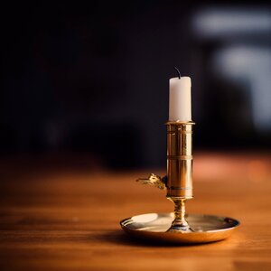 Candle Wooden photo