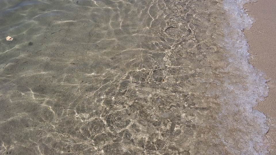 Clear sand spain