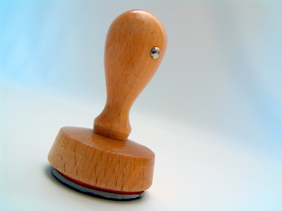 Stamp wood stamp wood