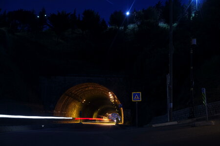 Tunnel Long Exposure photo