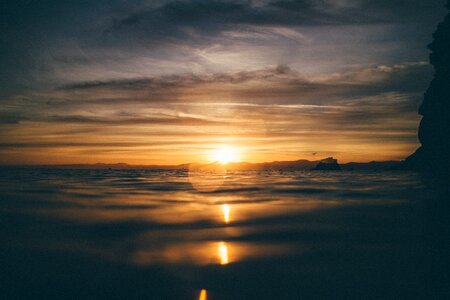 Sunset Ocean photo