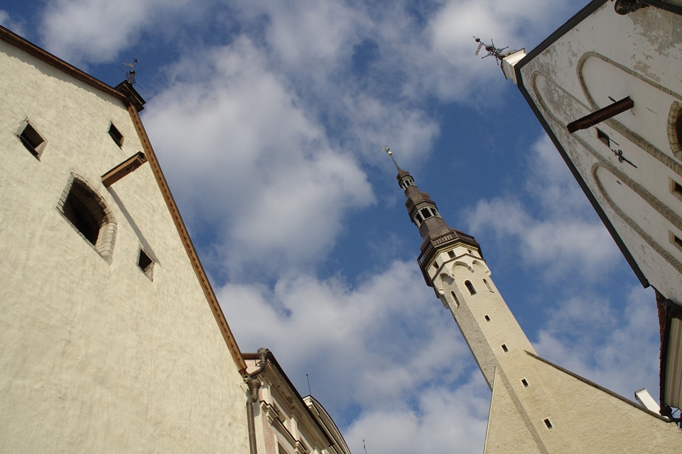 Tower town hall tower building