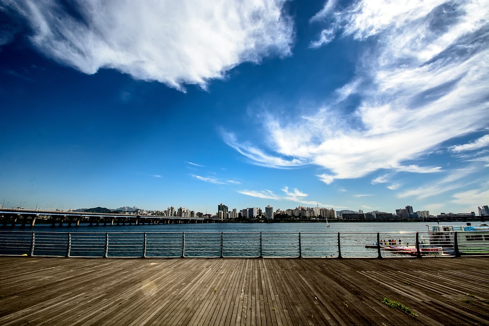 Cloud korea han river
