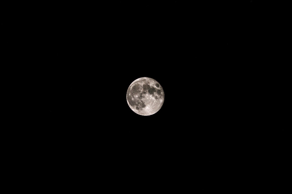 Black And White Moon