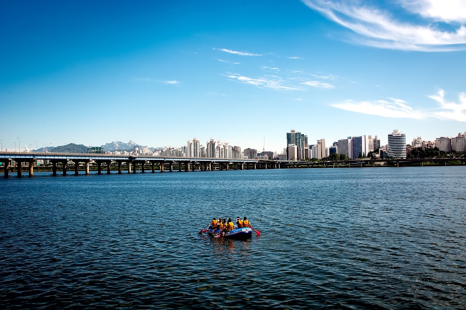 Cloud korea han river