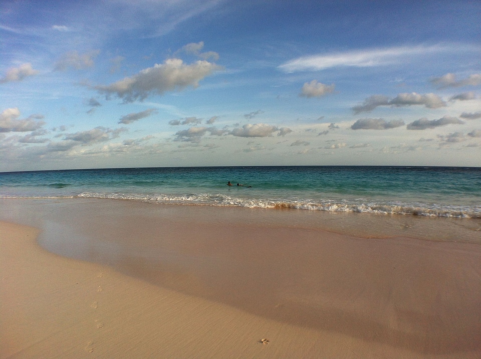 Beach seascape sky photo