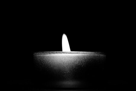 Black And White Candle photo