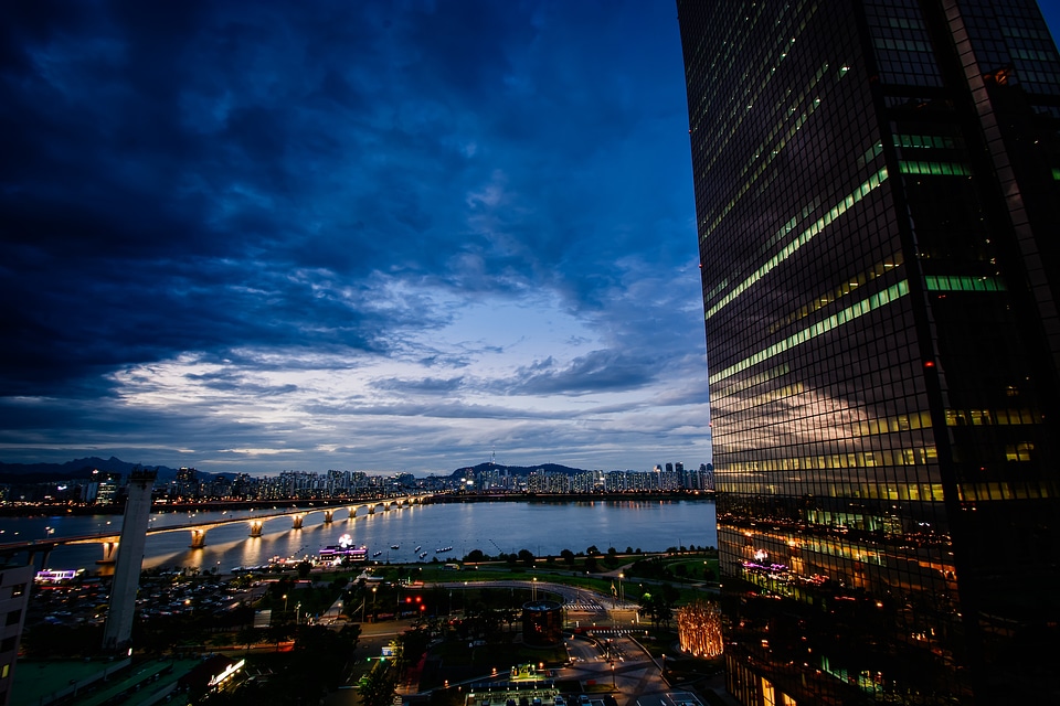 Cloud korea han river