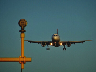 Landing Airplane photo