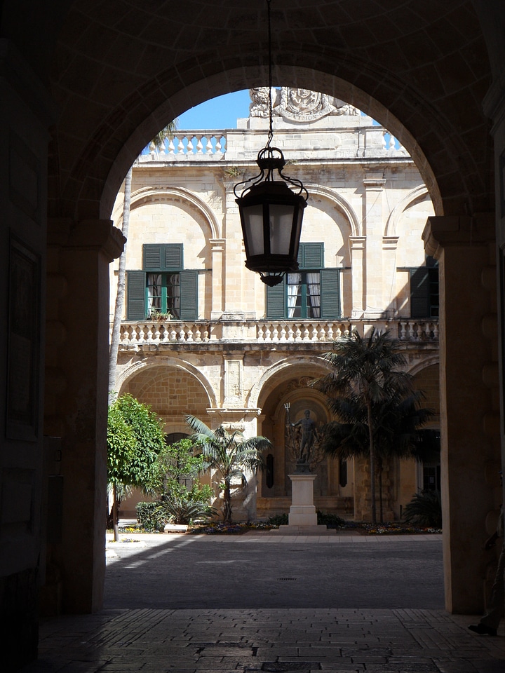 Lantern archway building