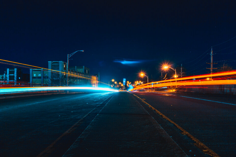 Night Buildings photo