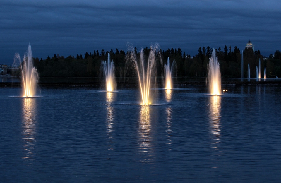 Lake river water