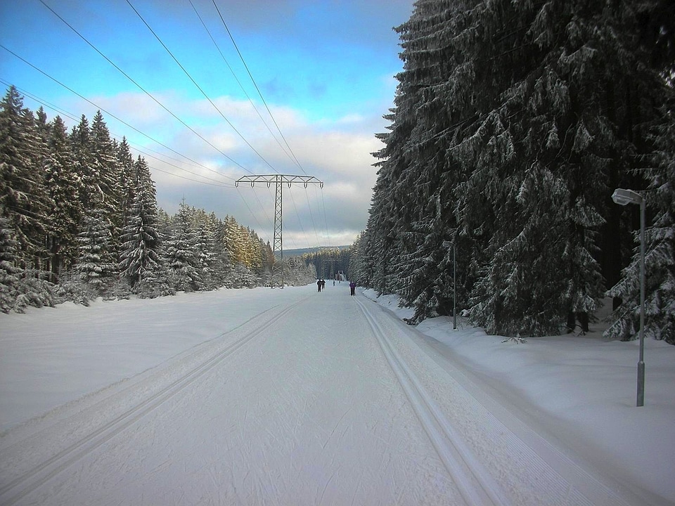 Snow ice sky photo