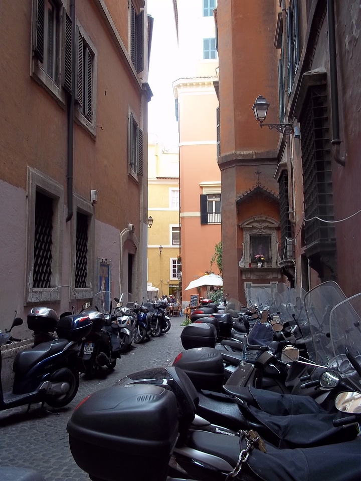 Scooter motorcycle street