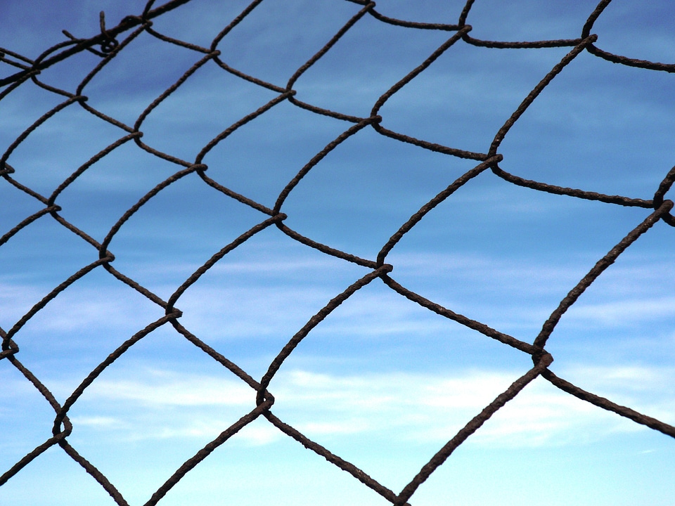 Fence sky cloud