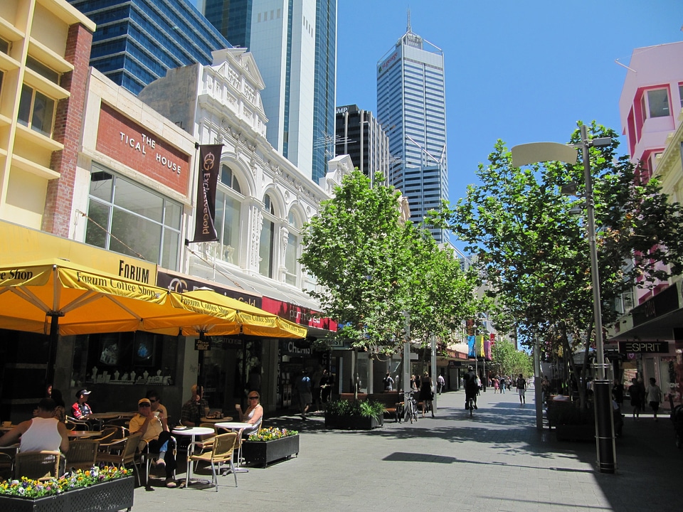 Cities café shops