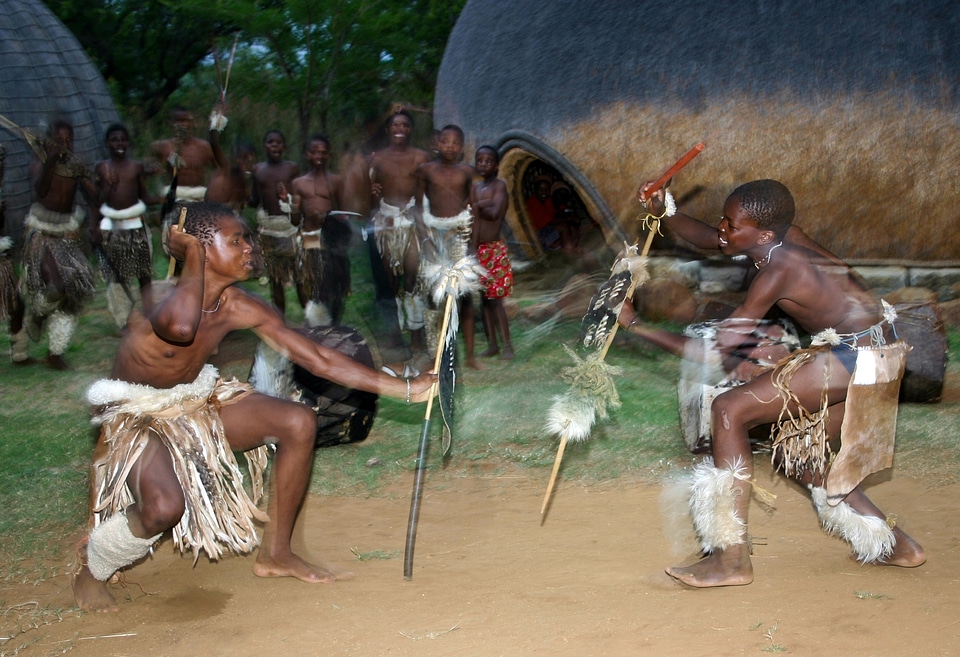 Animal skin skirts izibindi south africa tradition