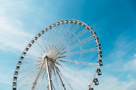 Ferris Wheel Blue photo