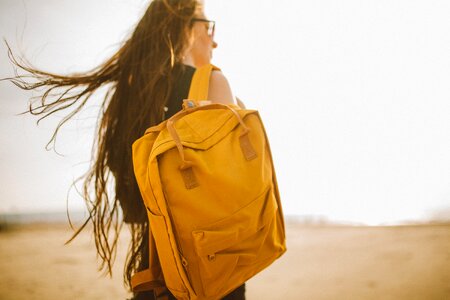Yellow Backpack photo