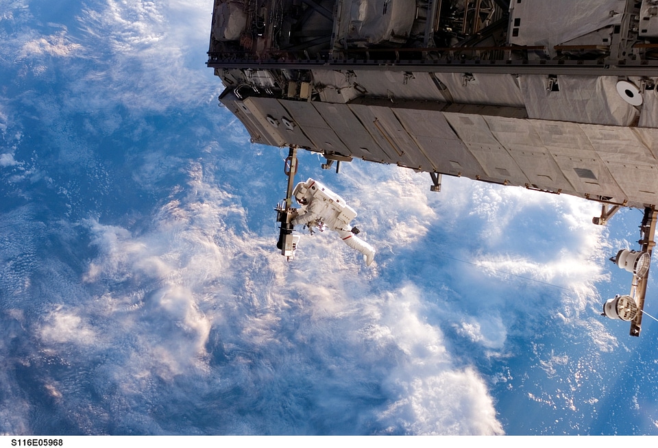 Astronaut construction walk