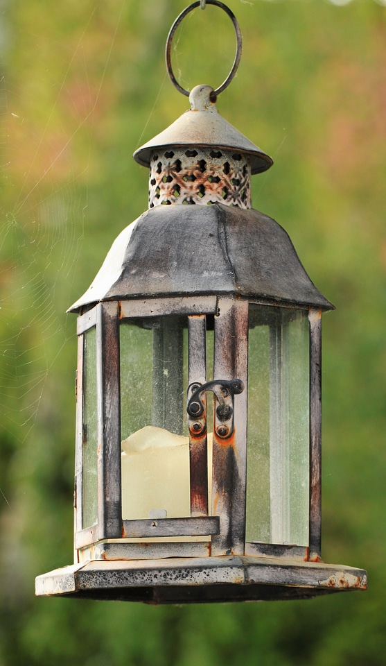 Hanging lamp candlestick garden lamp photo