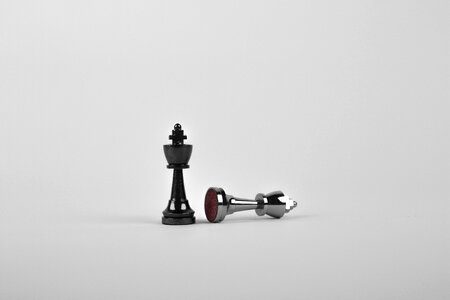 Black And White Chess photo
