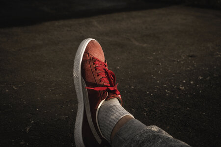Red Sneakers photo
