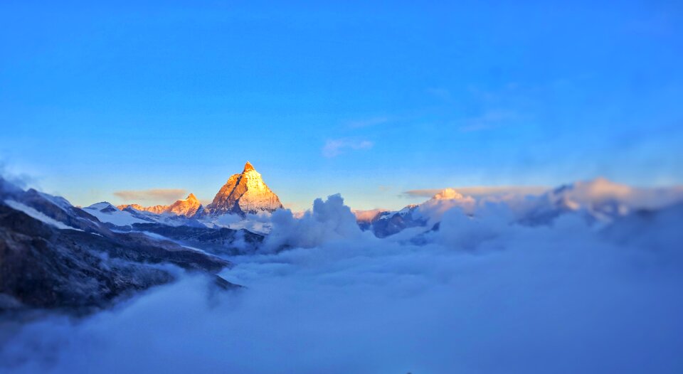 Matterhorn Clouds photo