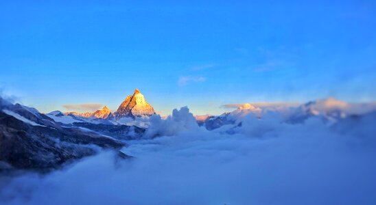 Matterhorn Clouds photo